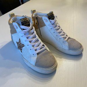 Vintage‎ Havana Bishop High Top Women's Beige Sneakers Casual Shoes Size 8